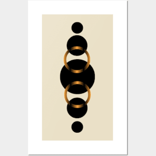 Minimalist geometric art Posters and Art